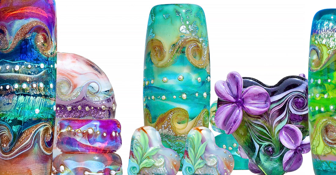 Paradise Lampwork Beads Handmade in Todos Santos