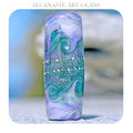 Bohemian Lavender Shimmer - Art Glass lampwork Focal Bead - BHB Large Hole
