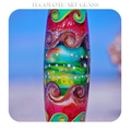 Paradise Watermelon - Art Glass lampwork Focal Bead - BHB Large Hole