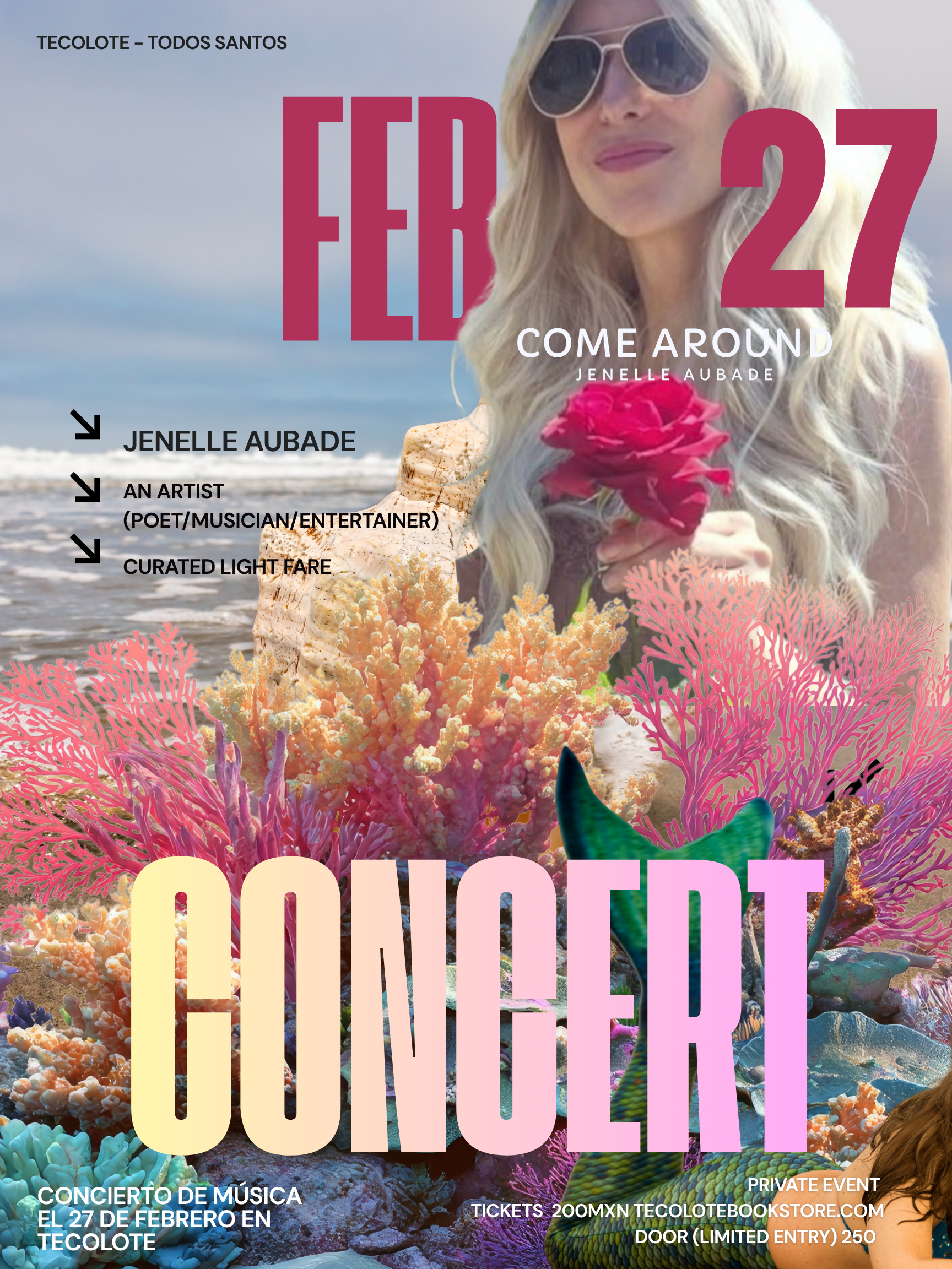 Jenelle Aubade After Hours Concert with Special Guests - February 27th 2027- Event Ticket