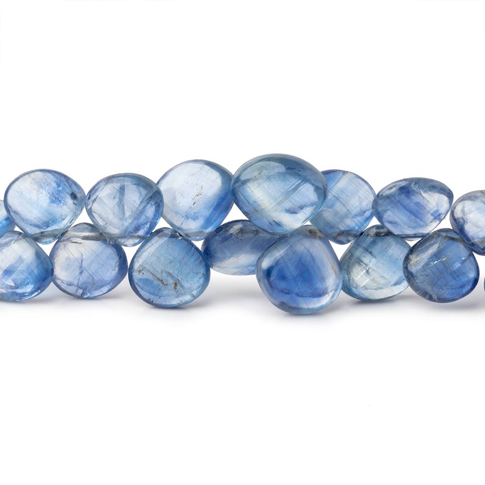 5-9mm Kyanite Plain Heart Beads 15 inch 116 pieces AA