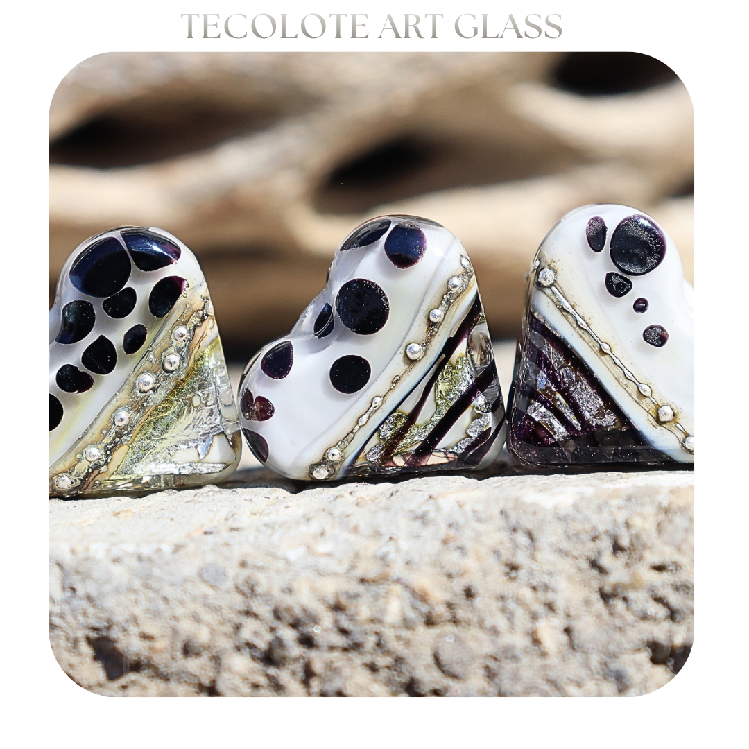 Sea Foam at Twilight Art Glass Bead Collection