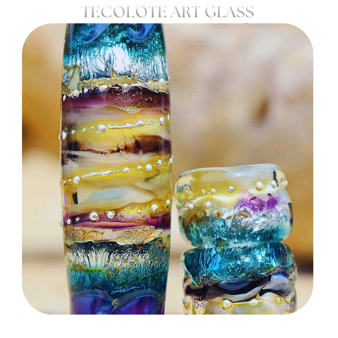 Seashell Song - Art Glass lampwork Focal Bead - BHB Large Hole