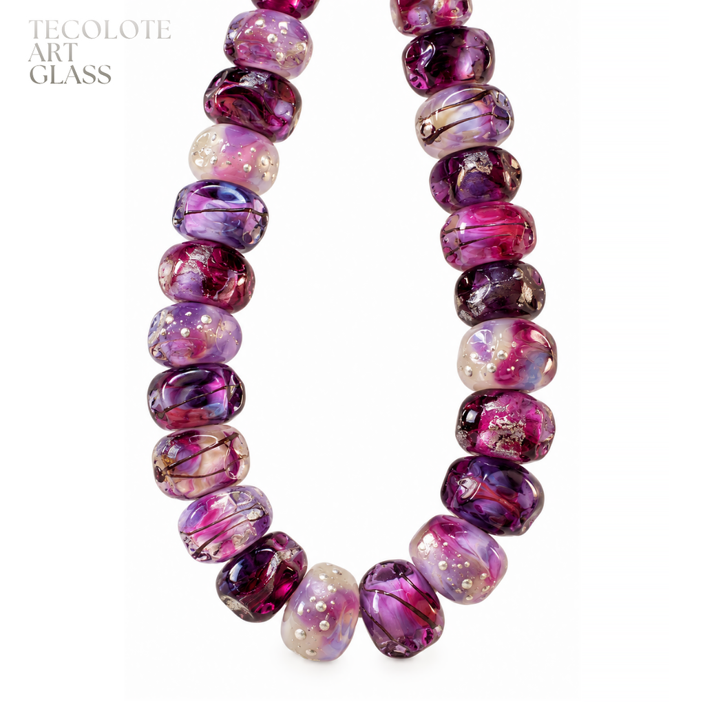 Baja Crystal Bouquet Accents - Art Glass Lampwork Bead Collection