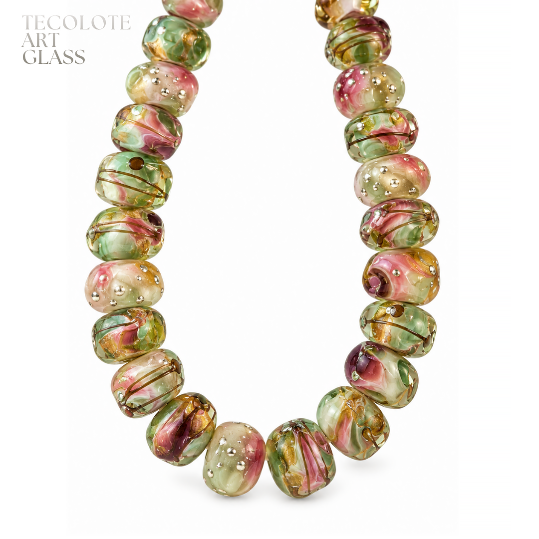 Baja Crystal Bouquet Accents - Art Glass Lampwork Bead Collection