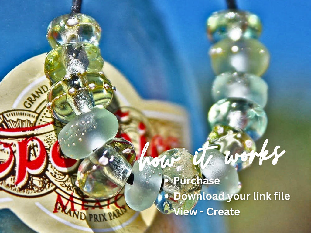 Upcycling Glass Bottle Beads - Full Book Digital Download