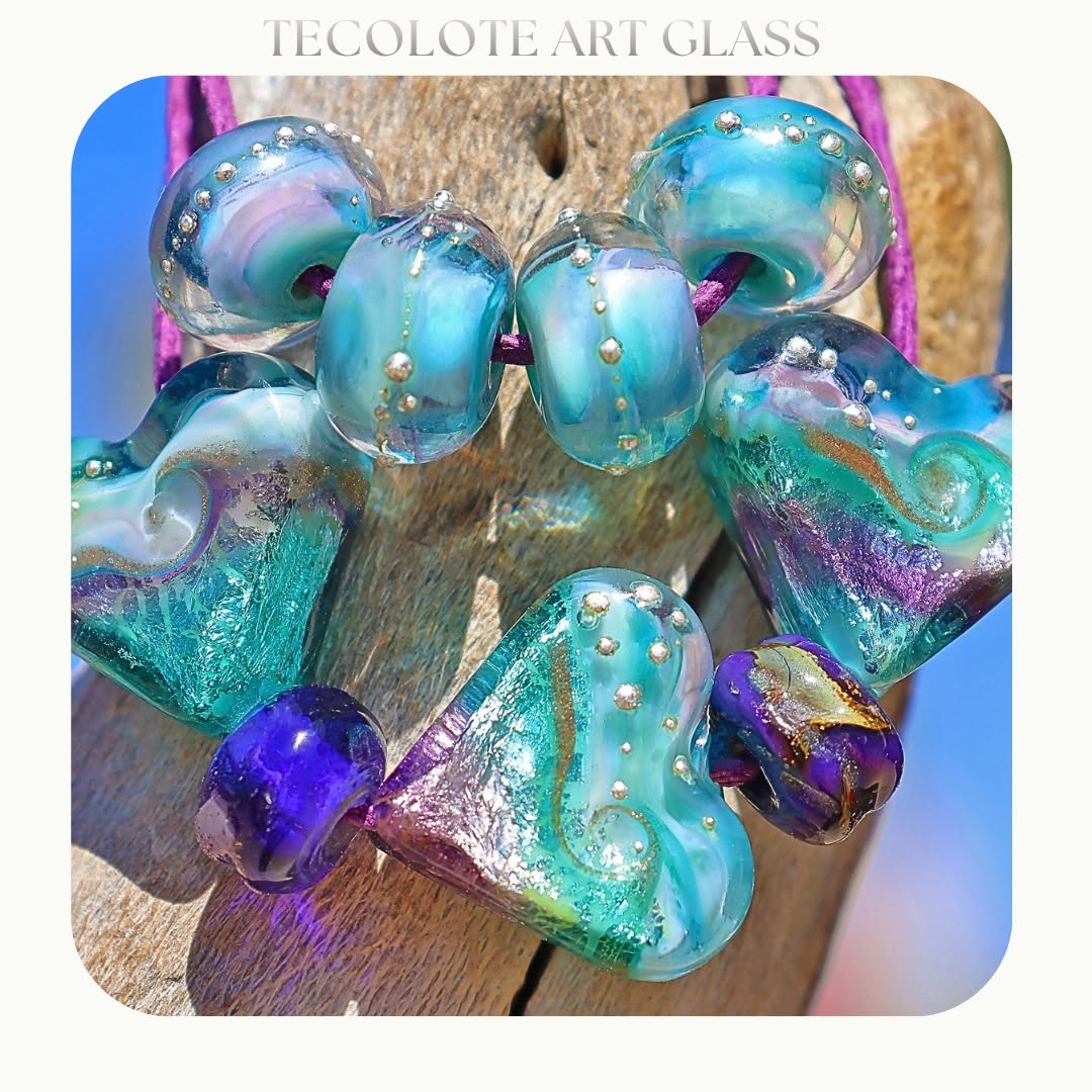 Moonlight Ocean Art Glass Bead Collection