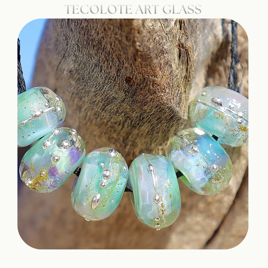 Crystal Laguna - Art Glass lampwork Beads