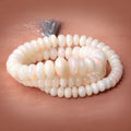 7-15mm Ethiopian Opal Plain Rondelle 20 inch 90 Beads AAA
