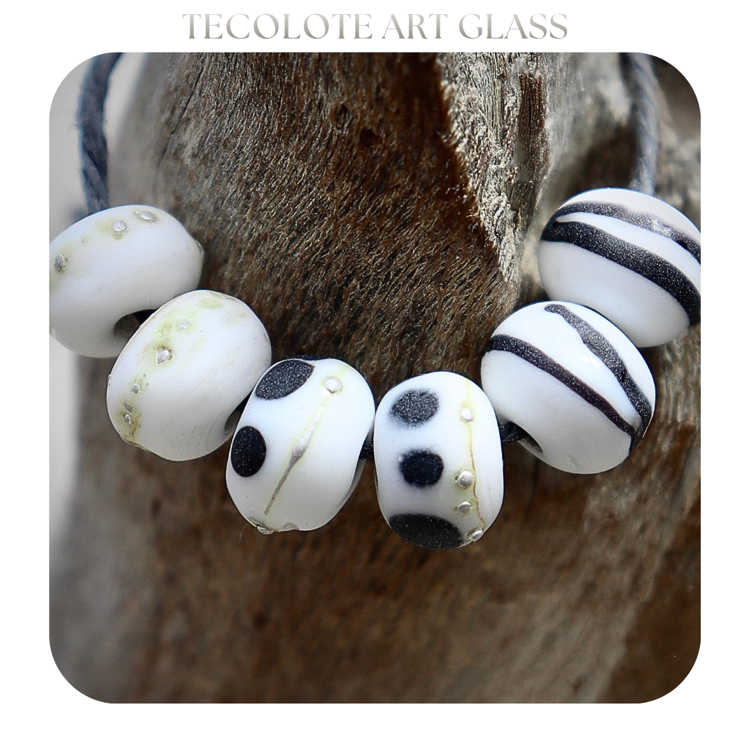Sea Foam at Twilight Art Glass Bead Collection
