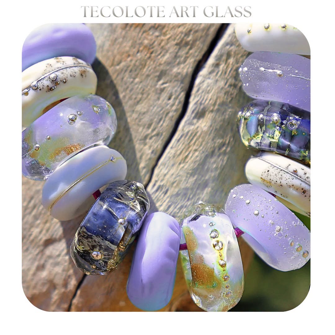 Baja Dunes Charms - Art Glass lampwork Beads - BHB Large Hole for Pandora Bracelets