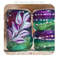 Clementine - Art Glass lampwork Focal Bead Set - BHB Large Hole