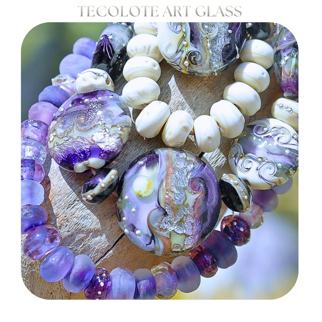 Moonlight Dusk - Glass Art Lampwork Focal Bead Collection
