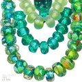 Oasis Palm Collection - Art Glass lampwork Beads