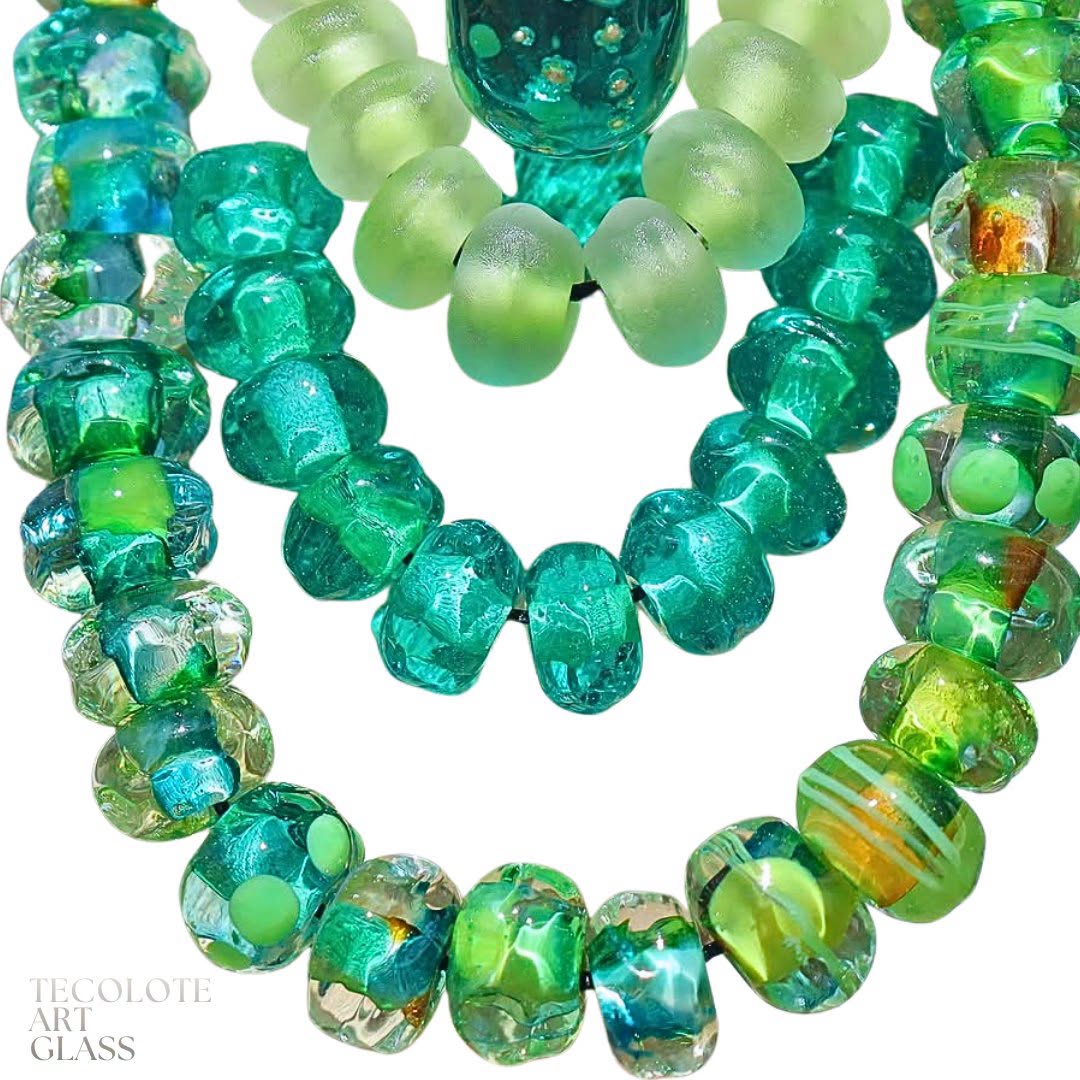 Oasis Palm Collection - Art Glass lampwork Beads