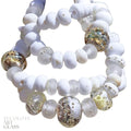 Venice Beach Sea Foam Collection - Art Glass lampwork Beads