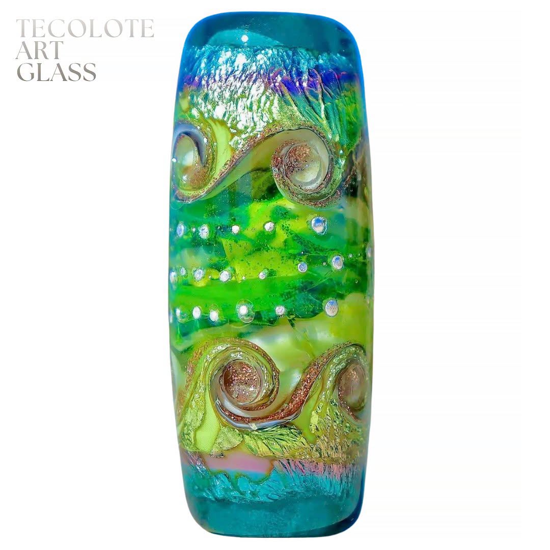 Paradise Art Glass lampwork Focal Bead - BHB Large Hole - Show Lead beads
