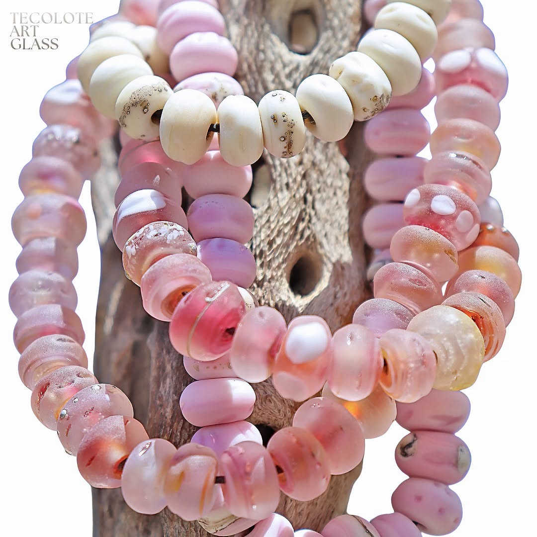Mango Kiss Accent Mix - Art Glass Lampwork Beads