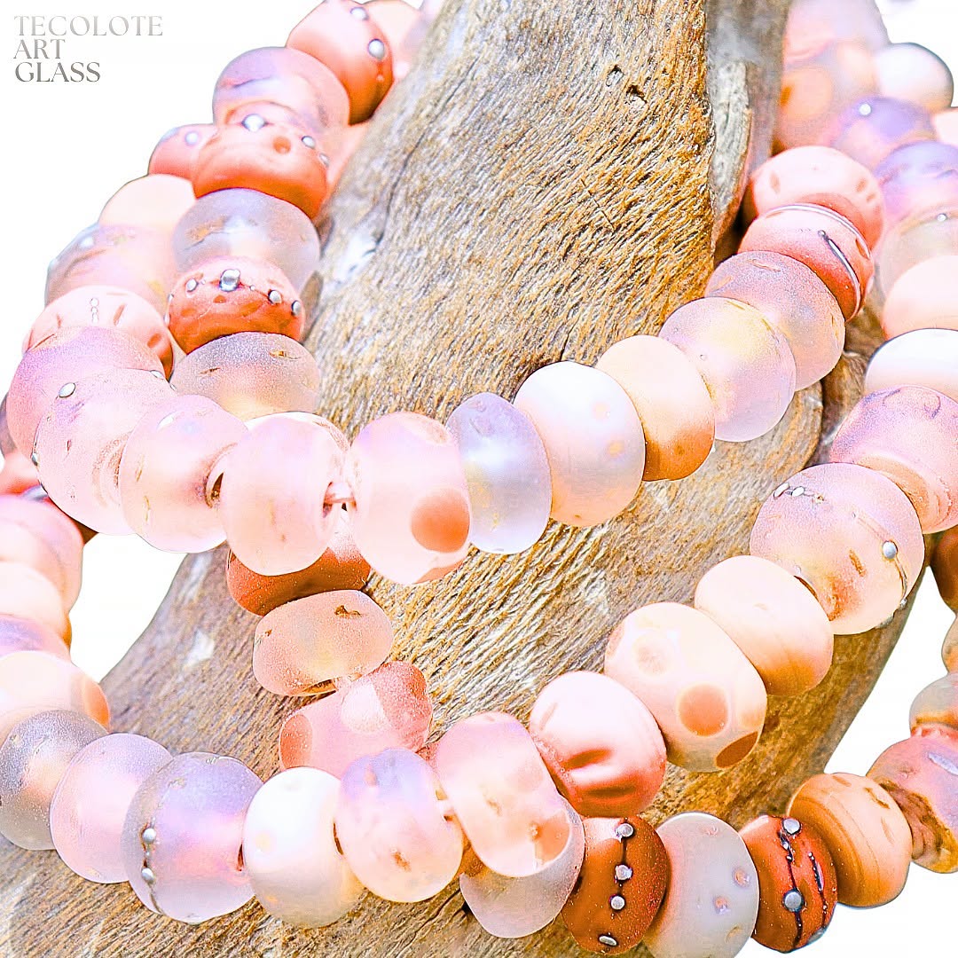 Ginger Sunrise Accent Mix - Art Glass Lampwork Beads