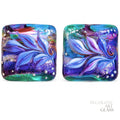 Sea of Cortez Nuggets Art Glass Lampwork Bead Pair