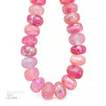 Sunrise Rose  Organic Style Art Glass Lampwork Beads