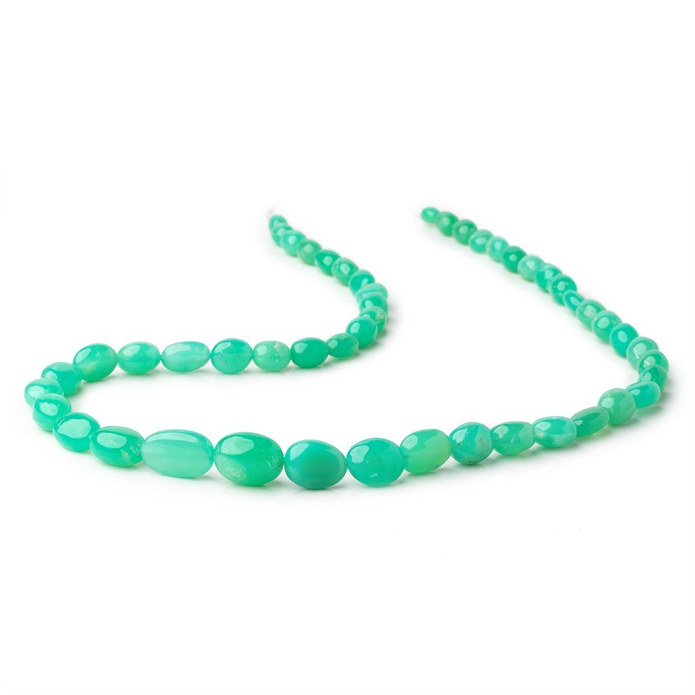 7x5-15.5x13mm Prase Opal Plain Nugget Beads 20 inch 50 pieces AAA