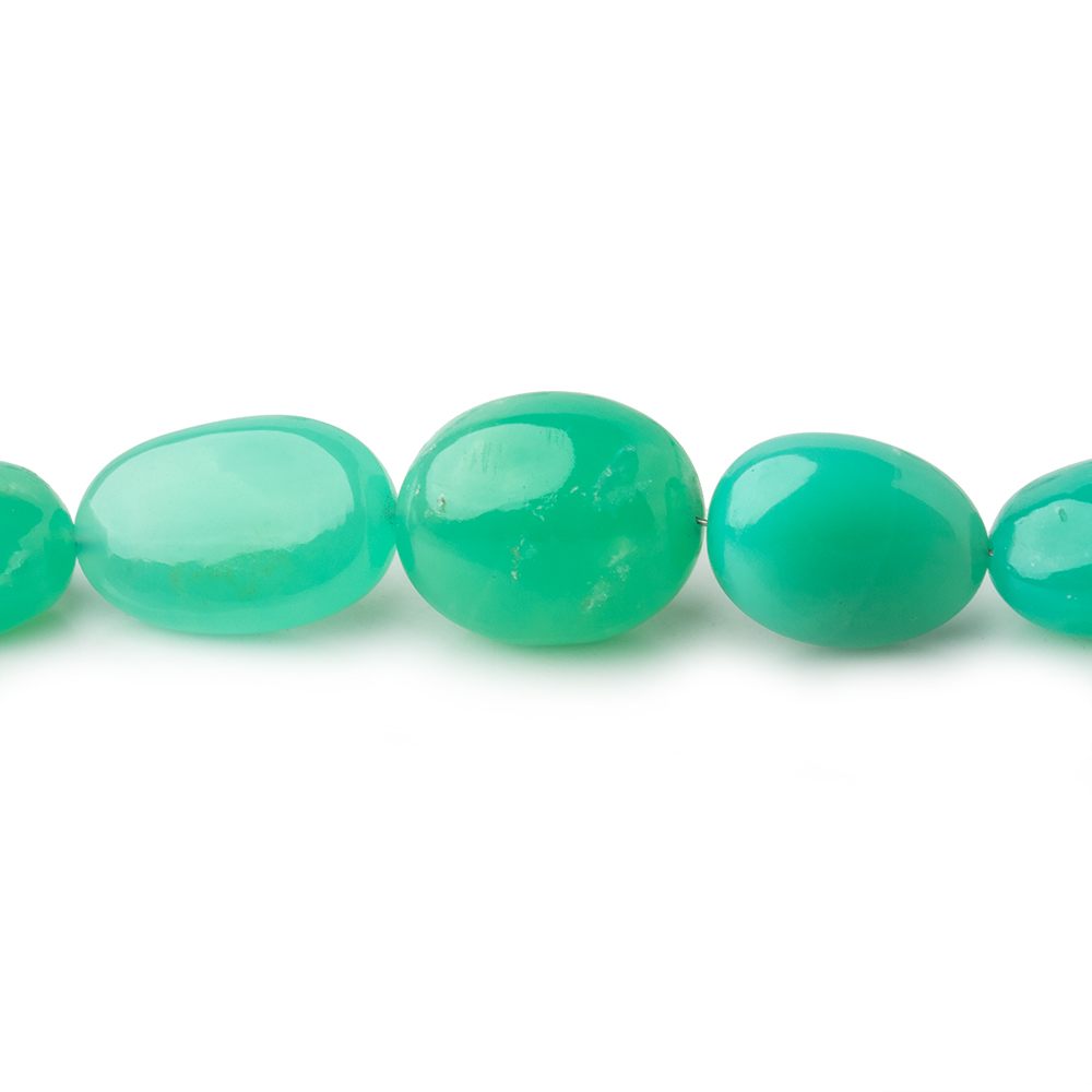 7x5-15.5x13mm Prase Opal Plain Nugget Beads 20 inch 50 pieces AAA