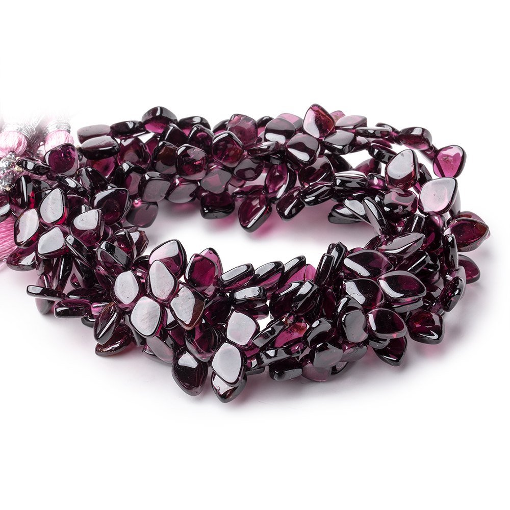 7x6mm Rhodolite Garnet Plain Kite Beads 7.5 inch 54 pieces