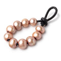 8-9mm Rosé Champagne Large Hole Off Round Pearls Set of 10