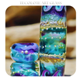Cortez Mirage - Art Glass lampwork Focal Bead - BHB Large Hole