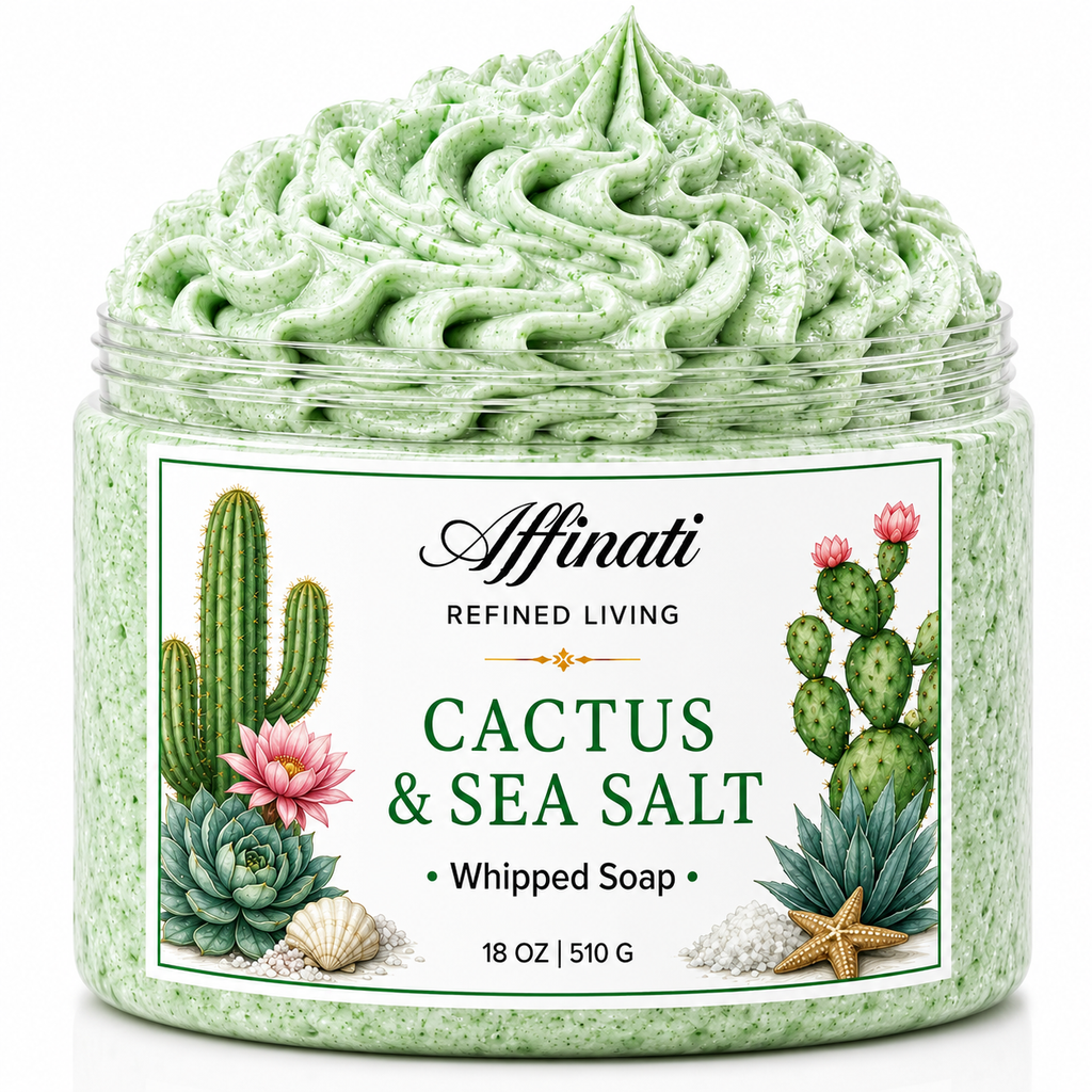 Cactus & Sea Salt Whipped Soap