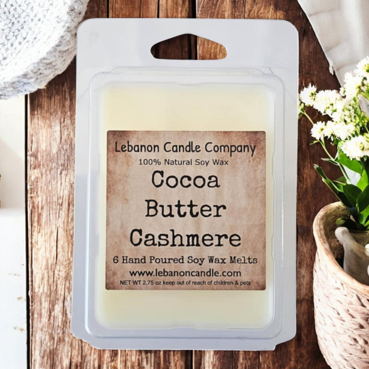Cocoa Butter Cashmere Wax Melt