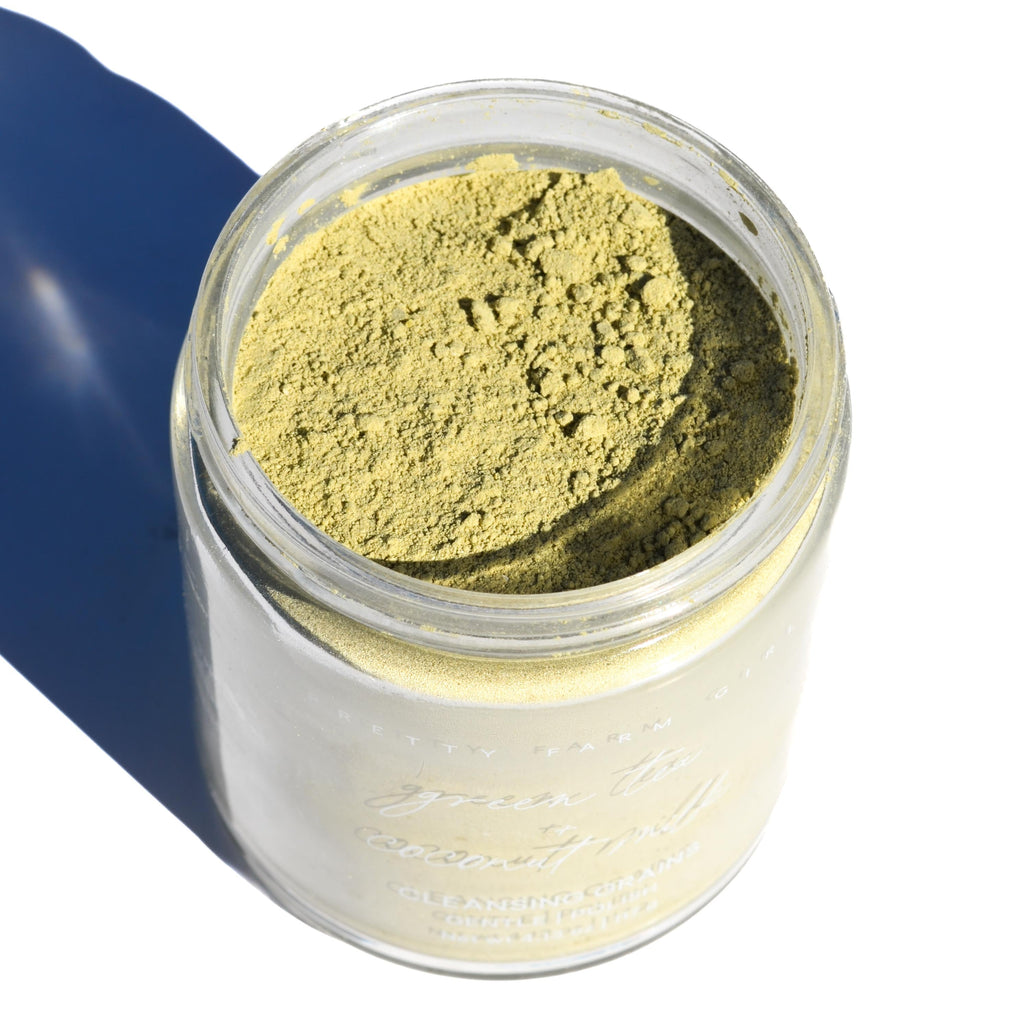 Green Tea + Coconut Milk Facial Cleansing Grains