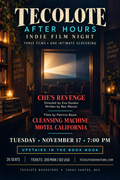 Indie Movie Night - NOV 17th 2026 - Che's Revenge, Cleansing Machine, Motel California - Event Ticket