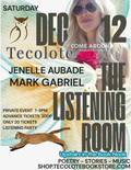 Listening Room - Mark Gabriel & Jenelle Aubade - December 12th 2026- Event Ticket