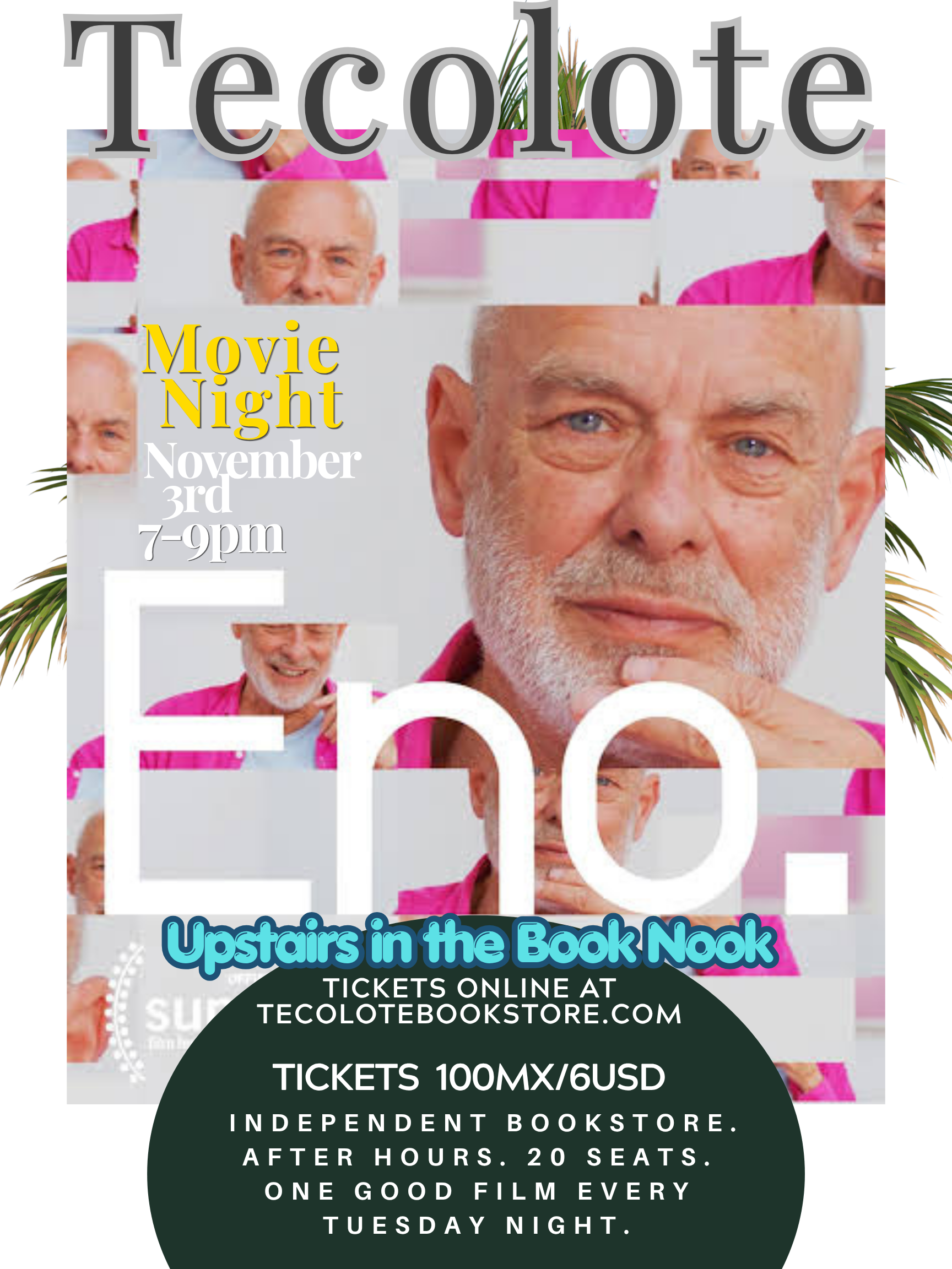 Movie Night in the Book Nook Nov 3rd 2026 - ENO - Event Ticket