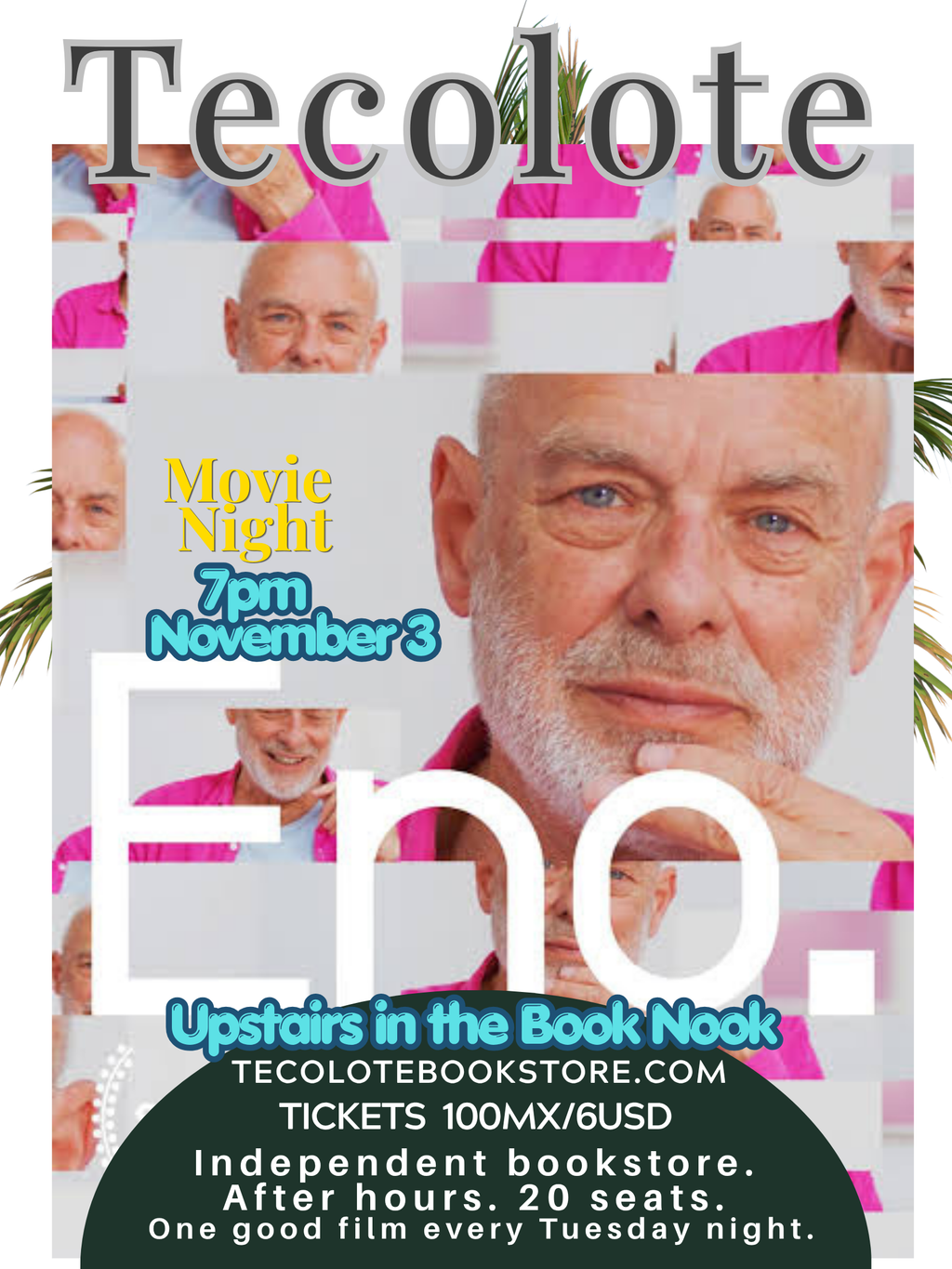 Movie Night in the Book Nook - Nov 3 2026 - ENO - Event Ticket