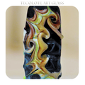 Midnight Swimming - Art Glass lampwork Sea Horse Focal Bead - BHB Large Hole