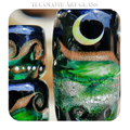 Enchanted Moonlight - Art Glass lampwork Focal Bead - BHB Large Hole