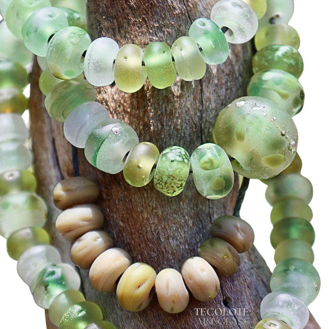 Nopal - Art Glass lampwork Beads