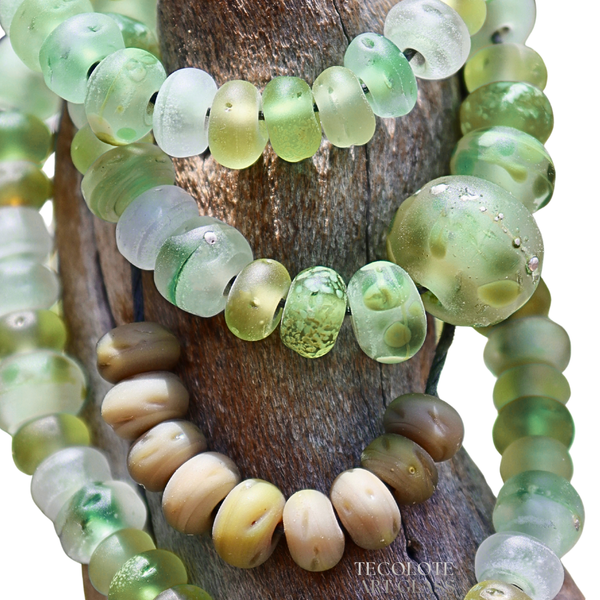 Nopal - Art Glass lampwork Beads