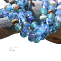 Crystal Cabo Sea Accent Mix - Art Glass Lampwork Beads