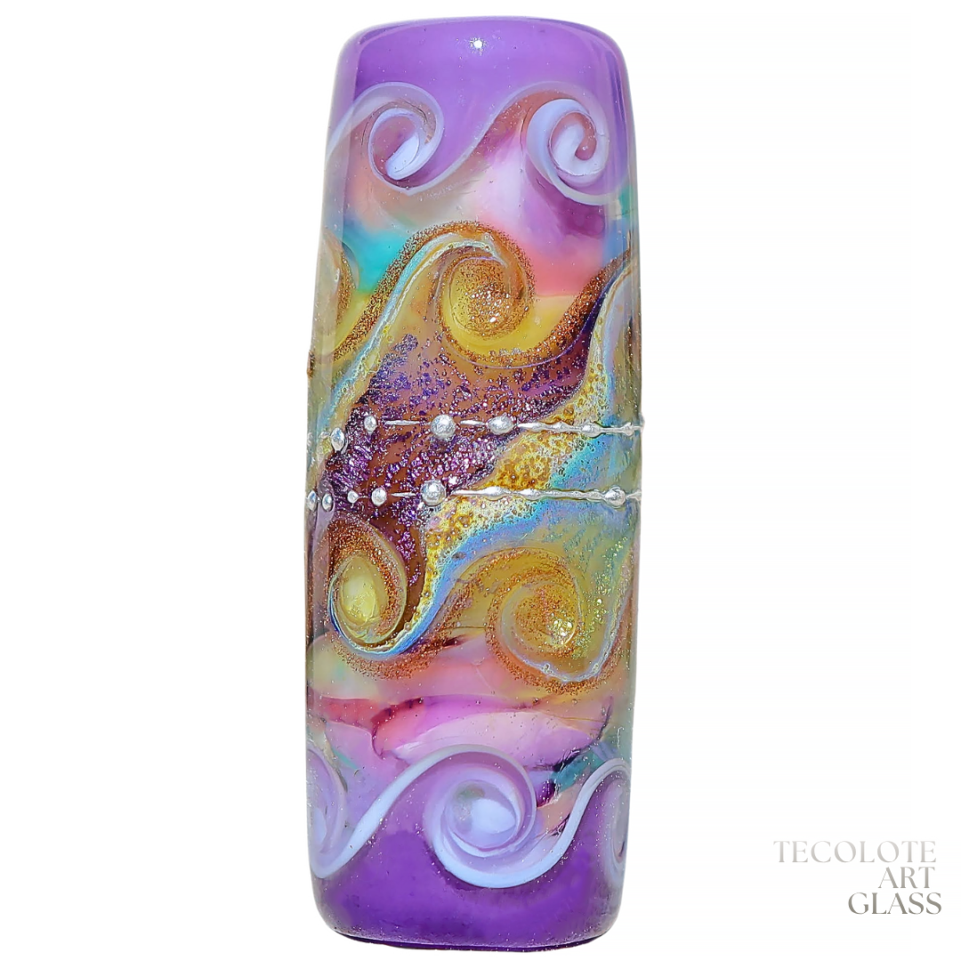 Enchanted Sands - Art Glass lampwork Focal Bead - BHB Large Hole