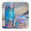 Milan Sand Castle - BHB Glass Lampwork Bead Set