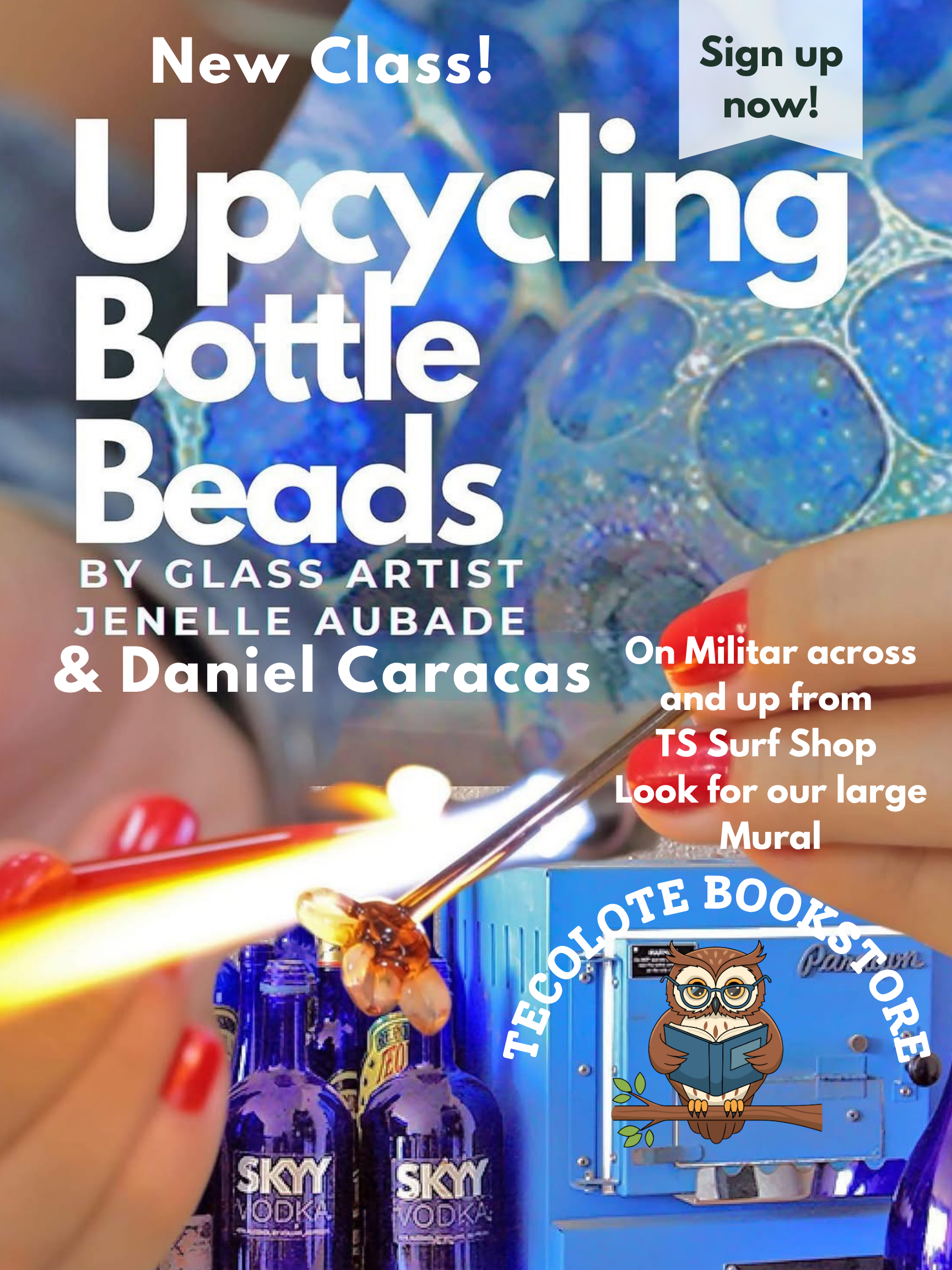 Upcycling Glass Bottle Beads - CLASS RSVP