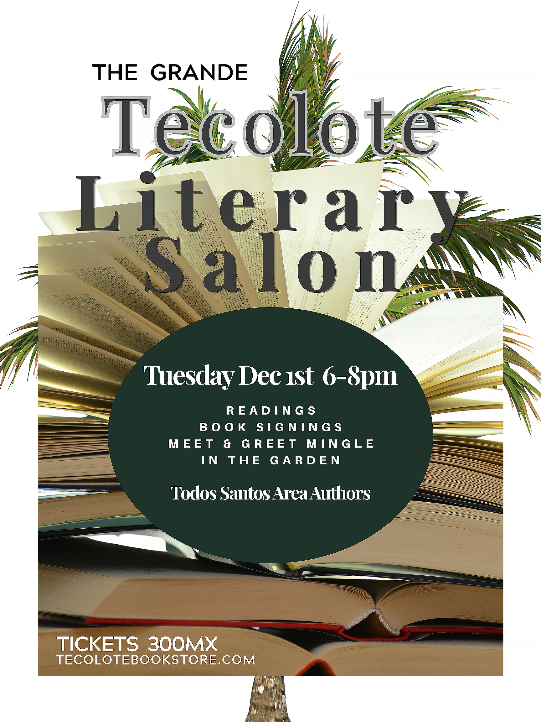 Tecolote Grande Literary Salon 2 — December 1st 2026 - Event Ticket