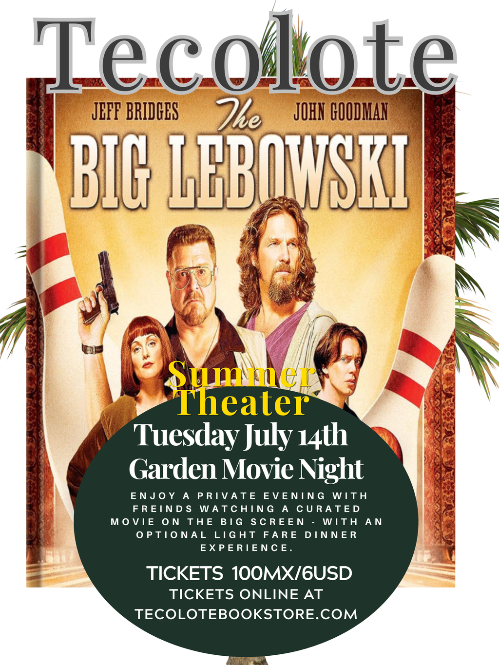 Summer Movie Night - July 14th, 2026 - The Big Lebowski - Event Ticket