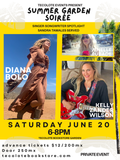 Summer Garden Soirée  - Diana Bolo - Kelly Zander Wilson - Jenelle Aubade - June 20th 2026 - Event Ticket