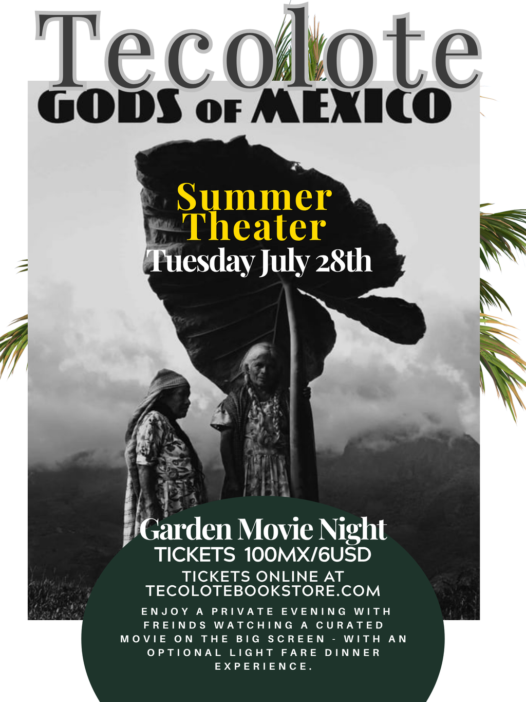 Summer Movie Night - July 28th 2026 - Gods of Mexico- Event Ticket