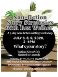 Non Fiction Writer's Workshop - July 9,10,12 2026 - Registration - SOLD OUT
